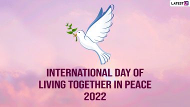 When is International Day of Living Together in Peace 2022? Know Date, History and Significance
